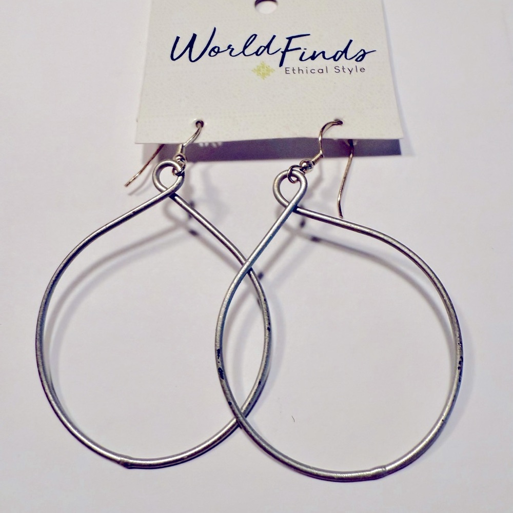 Silver Hoop Earrings